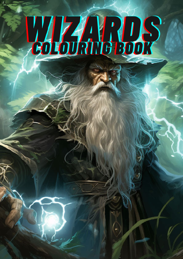 Wizard Colouring book