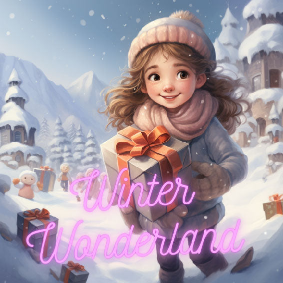 Winter wonderland colouring book